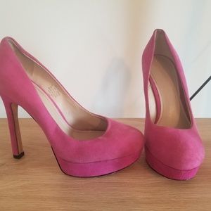 Fuschia Joan & David Pumps